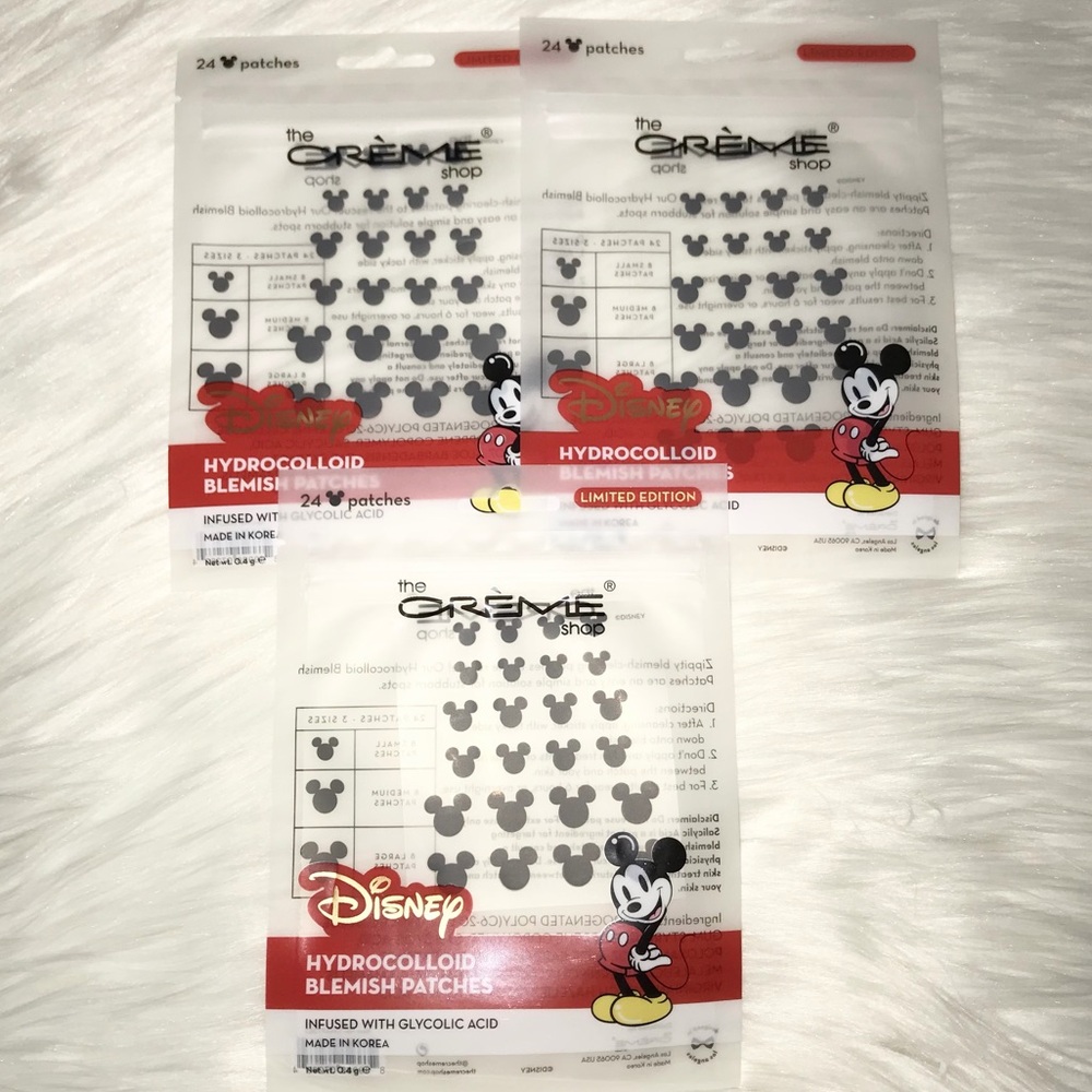 New The Crème Shop Disney Hydrocolloid Blemish Patches
